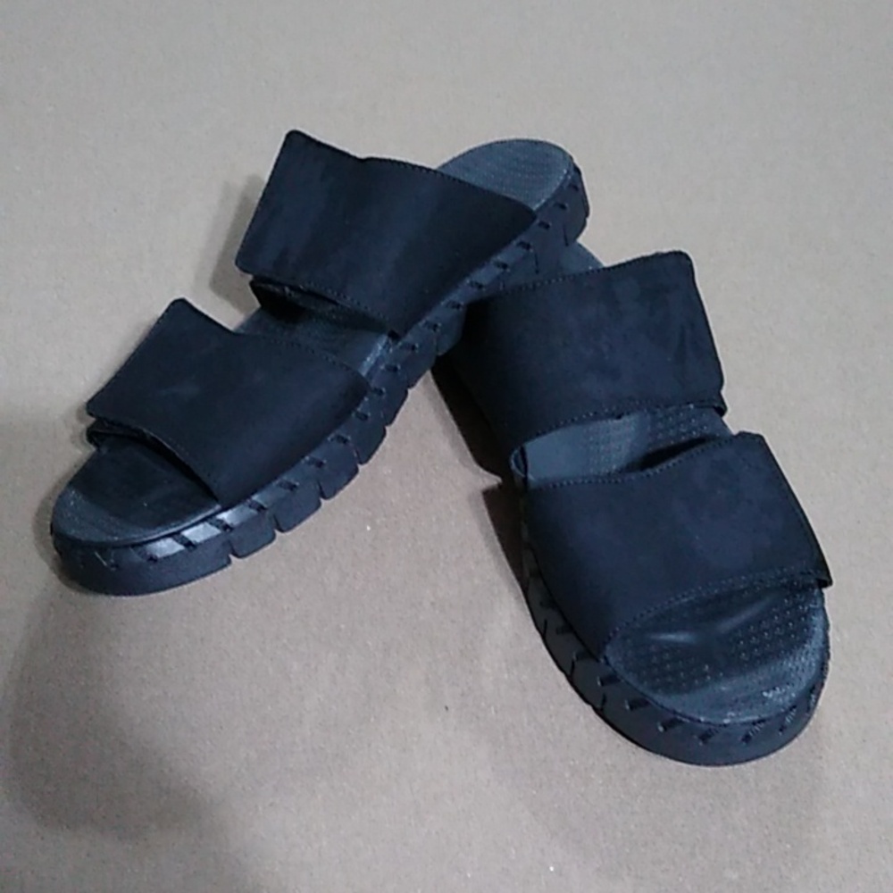 Muk Luks Flexi Central Park Sandals Black size 10 - Picture 11 of 11
